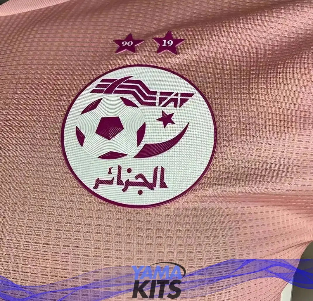 MAILLOT ALGÉRIE "ROSE" 2023/2024 Version Player YamaKits Foot