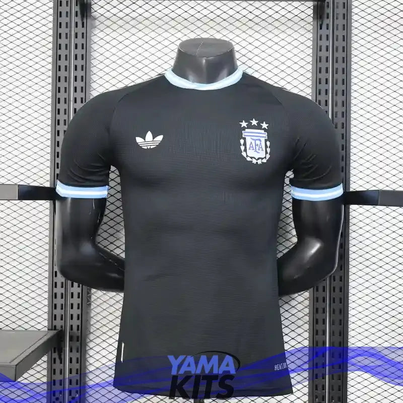 MAILLOT ARGENTINE CONCEPT "Noir" 2025/2026 Version Player YamaKits Foot