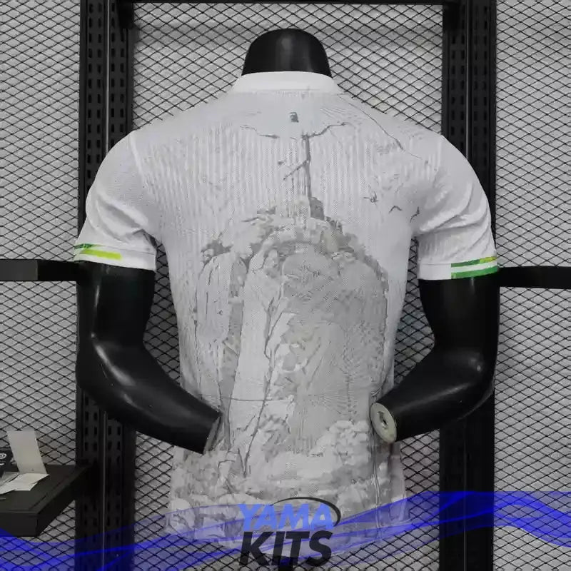 MAILLOT BRÉSIL CONCEPT "Blanc" 2025/2026 Version Player YamaKits Foot