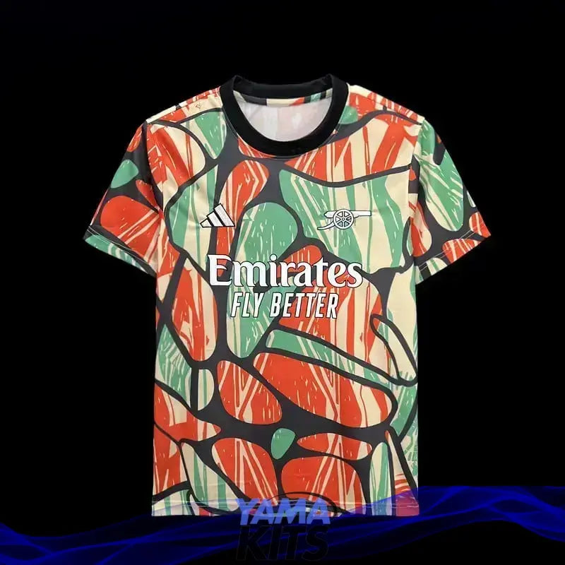 Maillot Arsenal Concept " Orange, Vert " 2024/2025 YamaKits Foot