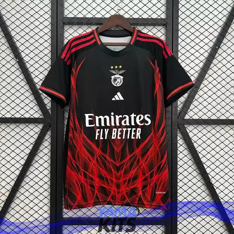 Maillot Benfica concept "flammes rouge" 2025/2026 YamaKits Foot