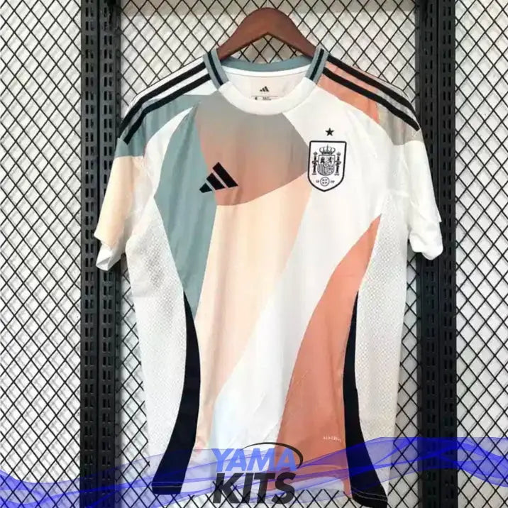 Maillot Espagne extérieur Féminin "beige,bleu,rose" 2025/2026 YamaKits Foot