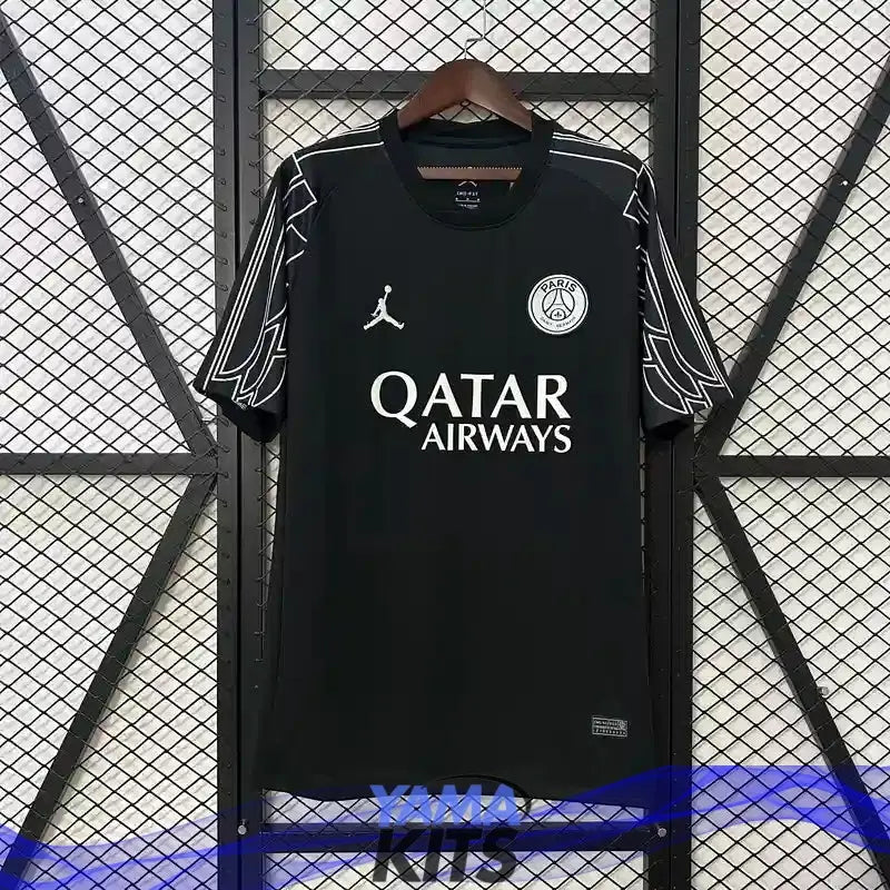Maillot Paris SG concept « Jordan, noir » 2025/2026 YamaKits