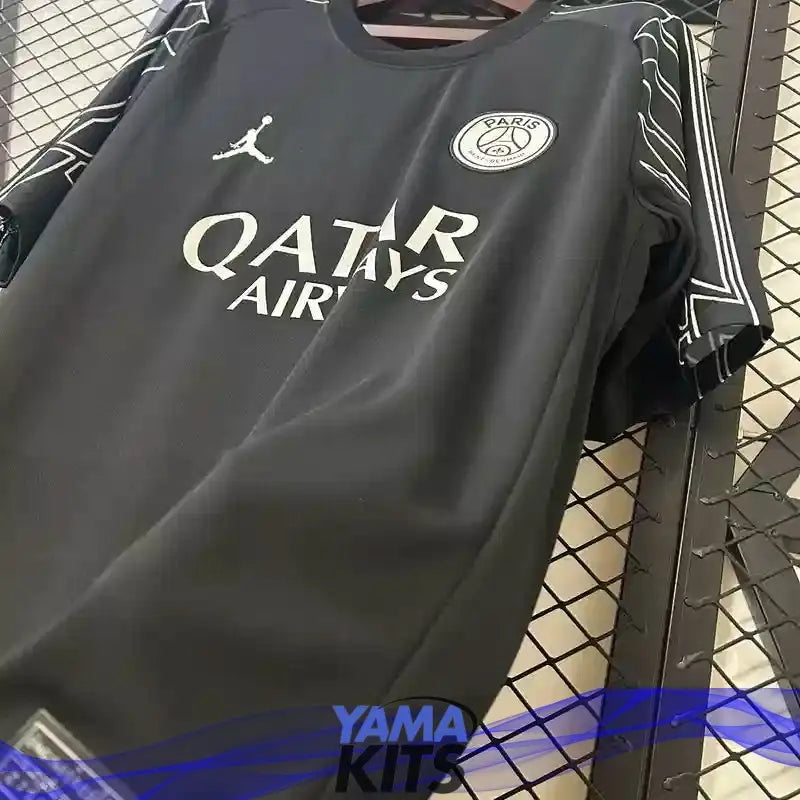 Maillot Paris SG concept « Jordan, noir » 2025/2026 YamaKits