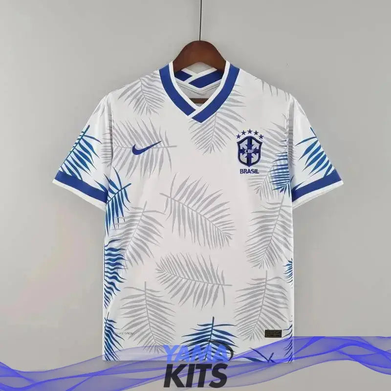 Maillot Brésil Concept « feuilles bleues » 2024/2025 - YamaKits